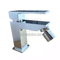 Paini Dax R Small single-hole bidet mixer 84CR306LRS