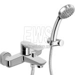 Paini Nove external mixer with hand shower for bathtub 09CR105