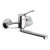 Paini Pilot 04CR501P1 Chrome-plated wall-mounted sink mixer