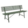 Panca Gallipoli in ferro verde oliva BEF24V