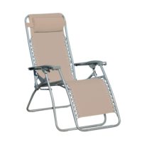 Poltrona Versilia in ferro textilene tortora SDFT38T