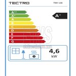 Qlima pellet stove Tectro TBH146 Slim 4620 Watt