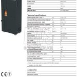 Qlima pellet stove Tectro TBH146 Slim 4620 Watt