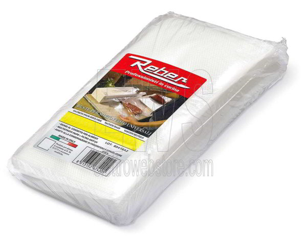 REBER buste e sacchetti sottovuoto goffrati per alimenti