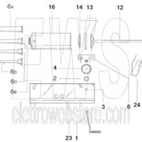 REBER insaccatrice manuale rossa 2 velocità inox