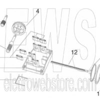 REBER insaccatrice manuale rossa 2 velocità inox
