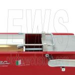 REBER insaccatrice manuale rossa 2 velocità inox