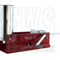 Ensacadora manual roja REBER de acero inoxidable de 2 velocidades