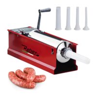 reber-insaccatrice-insaccatore-salsicce-tubo-acciaio-inox-carcassa-rossa-3-5-8-10-12kg-8956N-8950N-8951N-8953N-8954N