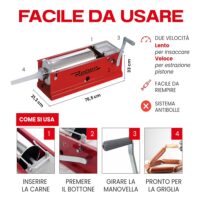 reber-insaccatrice-insaccatore-salsicce-tubo-acciaio-inox-carcassa-rossa-3-5-8-10-12kg-8956N-8950N-8951N-8953N-8954N