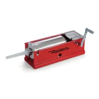 reber-insaccatrice-rossa-tubo-inox-manuale
