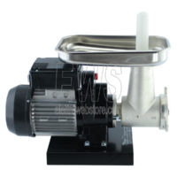 Reber picadora de carne eléctrica 22 cuello corto motor 600 W potencia HP 0,80 cuerpo de hierro fundido estañado 9500NC