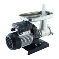 Reber picadora de carne eléctrica 22 cuello corto motor 600 W potencia HP 0,80 cuerpo de hierro fundido estañado 9500NC