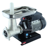 Reber picadora de carne eléctrica 22 cuello corto motor 600 W potencia HP 0,80 cuerpo de hierro fundido estañado 9500NC
