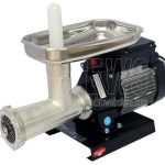 Reber elektrischer Fleischwolf 22 600 Watt Motorleistung HP 0,80 verzinntes Gusseisengehäuse 9500N