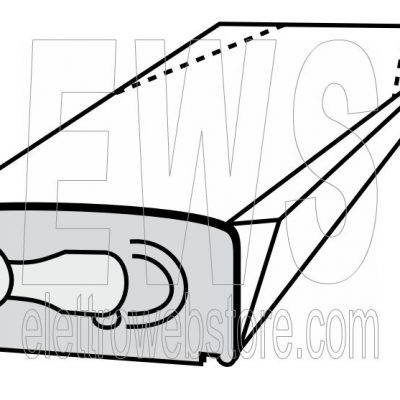 Paquet de 10 sacs en papier Vorwerk Folletto VK 130 - 131 TSIH12