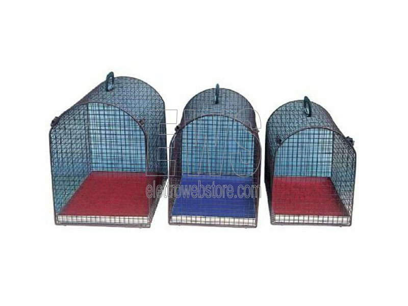 Serie di 3 trasportino gabbia per cani gatti in 3 misure MOD. L70B