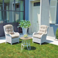 Set Agra tavolo + 2 poltrone PES37