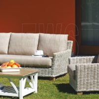 Table Jaipur + 2 fauteuils et ensemble canapé PES29