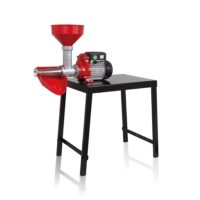 REBER spremipomodoro elettrico HP.0,53 con banchetto n.3 accessori in plastica 9108NEB