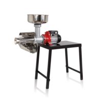 REBER spremipomodoro elettrico HP 0.53 con banchetto n.5 accessori inox 9011NX