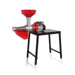 REBER elektrische Tomatenpresse HP.0,53 mit Ständer n.5 Kunststoffzubehör 9011N