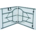Folding rectangular polyethylene catering table RTK14