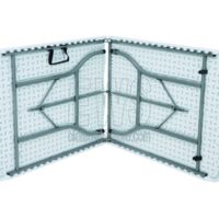 Mesa rectangular plegable de polietileno para catering RTK14