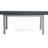 Tavolo Ravello allungabile 150/210x 90 cm nero e argento RTY16