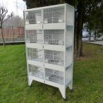 Battery Aviary 8 places CM 100X40 HEIGHT CM 200 MOD.L31C
