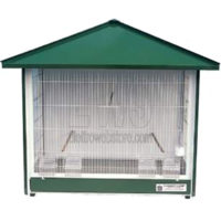Voliera da parete rettangolare cm 70X35 H 77 MOD. L41