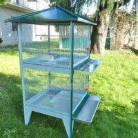 Voliera quadrata cm 71X71 H 175 - MOD.L26