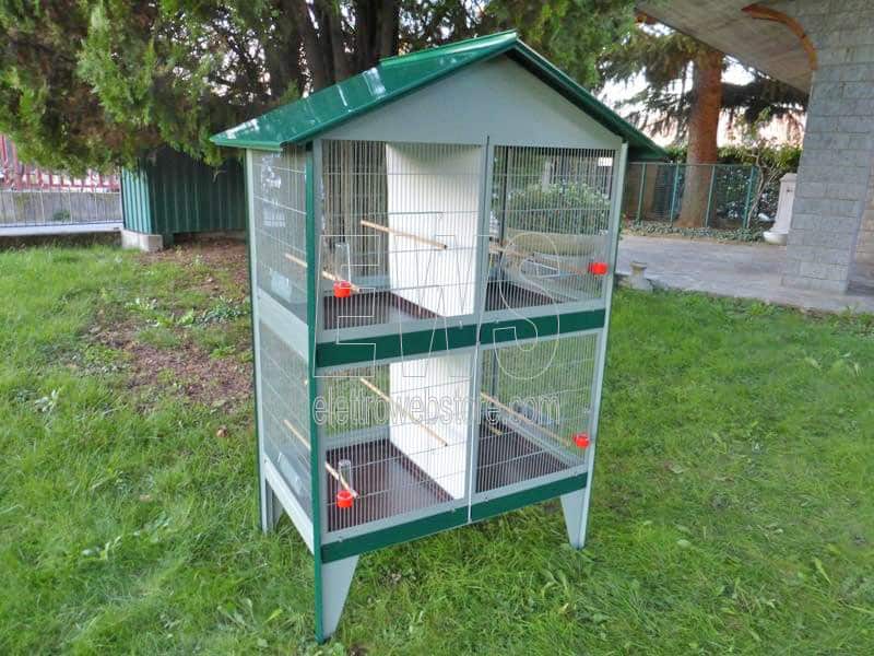 Voliera rettangolare cm 105X60 H 175 - MOD.L15