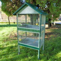 VOLIERA rettangolare CM 70X50 H 160 - MOD.L13B