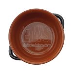 Vulcania tegame 2 manici terracotta smaltata B1TE2 – Bild 3