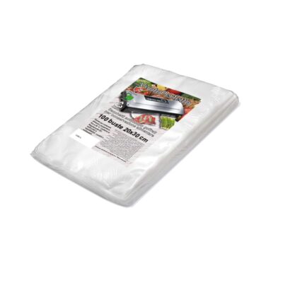 VacuumPerfect geprägte Vakuumbeutel für Lebensmittel 105 Mikron 20x30 Zentimeter