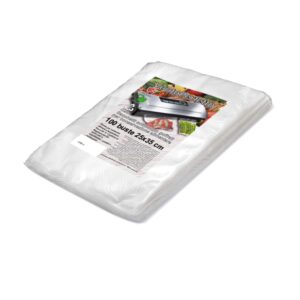 VuotoPerfetto sacchetti sottovuoto goffrati per alimenti 105 micron 25x35 centimetri