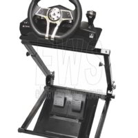 XTREME stand metallo supporto volante pedaliera 90457 game cockpit foldable jarama