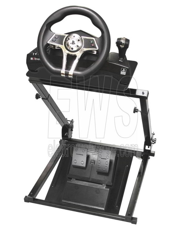 XTREME stand metallo supporto volante pedaliera 90457 game cockpit foldable jarama